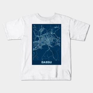 Daegu - South Korean Peace City Map Kids T-Shirt